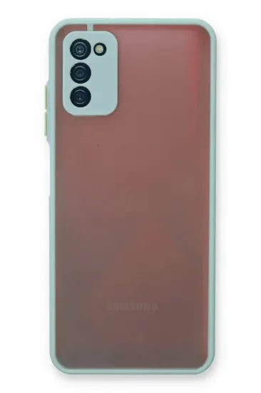 Newface Samsung Galaxy A03S Kılıf Montreal Silikon Kapak - Turkuaz resmi