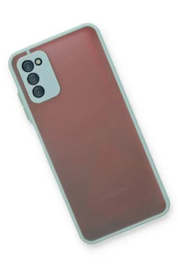 Newface Samsung Galaxy A03S Kılıf Montreal Silikon Kapak - Turkuaz resmi