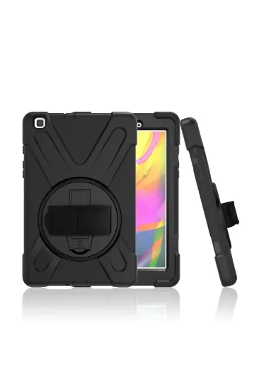 Newface Samsung Galaxy T290 Tab A 8 Kılıf Amazing Tablet Kapak - Siyah resmi