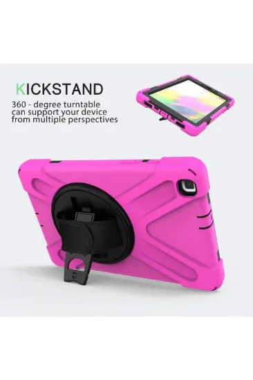 Newface Samsung Galaxy T290 Tab A 8 Kılıf Amazing Tablet Kapak - Pembe resmi