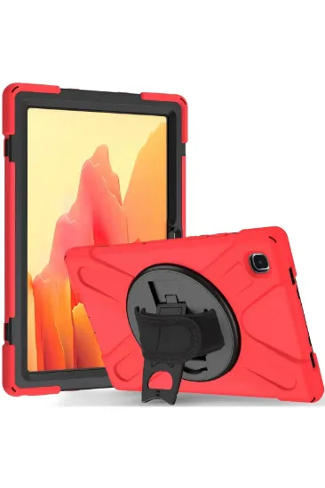 Newface Samsung Galaxy T500 Tab A7 10.4 Kılıf Amazing Tablet Kapak - Kırmızı resmi