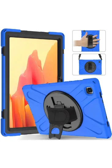 Newface Samsung Galaxy T500 Tab A7 10.4 Kılıf Amazing Tablet Kapak - Mavi resmi