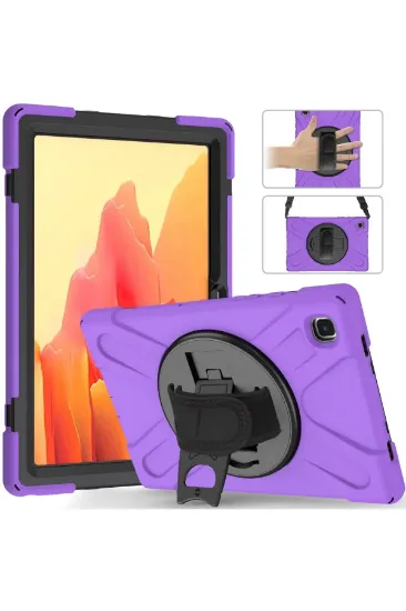 Newface Samsung Galaxy T500 Tab A7 10.4 Kılıf Amazing Tablet Kapak - Mor resmi