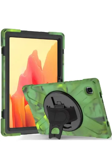 Newface Samsung Galaxy T500 Tab A7 10.4 Kılıf Amazing Tablet Kapak - Kamuflaj resmi