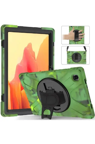 Newface Samsung Galaxy T500 Tab A7 10.4 Kılıf Amazing Tablet Kapak - Kamuflaj resmi