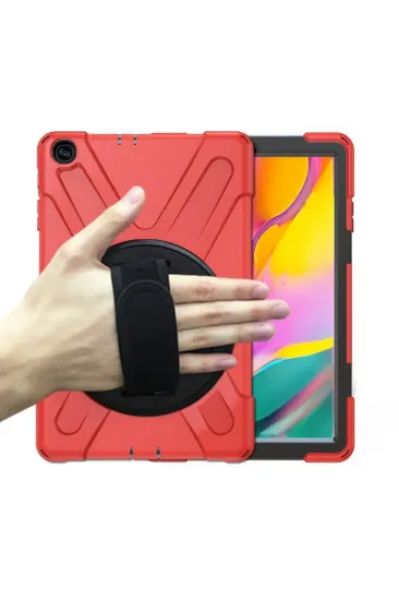 Newface Samsung Galaxy T510 Tab A 10.1 Kılıf Amazing Tablet Kapak - Kırmızı resmi