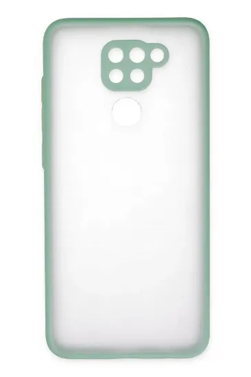 Newface Xiaomi Redmi Note 9 Kılıf Montreal Silikon Kapak - Turkuaz resmi