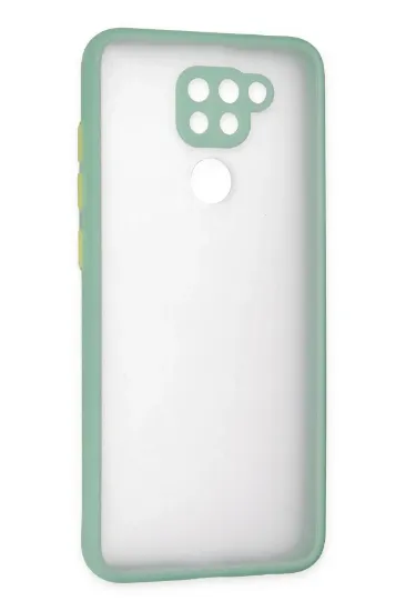 Newface Xiaomi Redmi Note 9 Kılıf Montreal Silikon Kapak - Turkuaz resmi