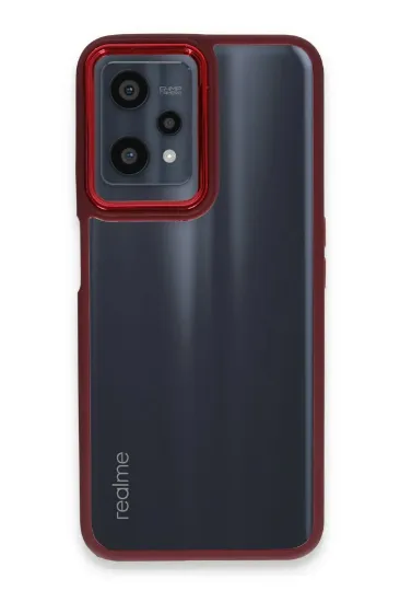 Newface Realme 9 Pro 5G Kılıf Dora Kapak - Kırmızı resmi
