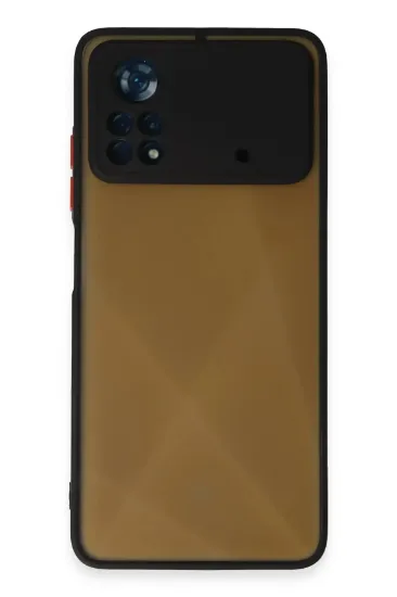 Newface Xiaomi Poco X4 Pro 5G Kılıf Montreal Silikon Kapak - Siyah resmi