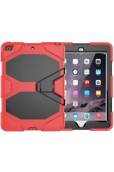 Newface iPad 5 Air 9.7 Kılıf Griffin Tablet Kapak - Kırmızı resmi
