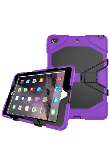 Newface iPad 5 Air 9.7 Kılıf Griffin Tablet Kapak - Mor resmi