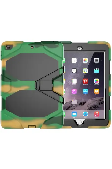 Newface iPad 5 Air 9.7 Kılıf Griffin Tablet Kapak - Kamuflaj resmi