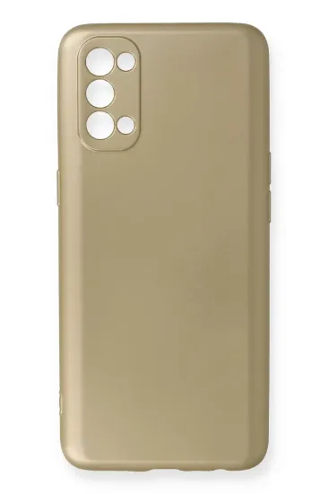 Newface Oppo Reno 4 Kılıf First Silikon - Gold resmi