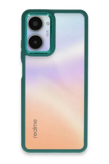 Newface Realme 10 Pro 5G Kılıf Dora Kapak - Haki Yeşil resmi