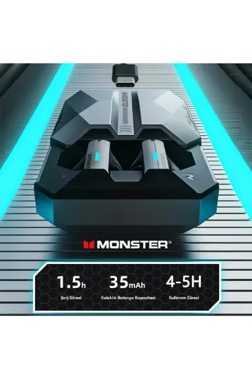 Newface Monster XKT11 Bluetooth Kulaklık - Beyaz resmi