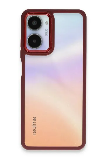 Newface Realme 10 Pro 5G Kılıf Dora Kapak - Kırmızı resmi