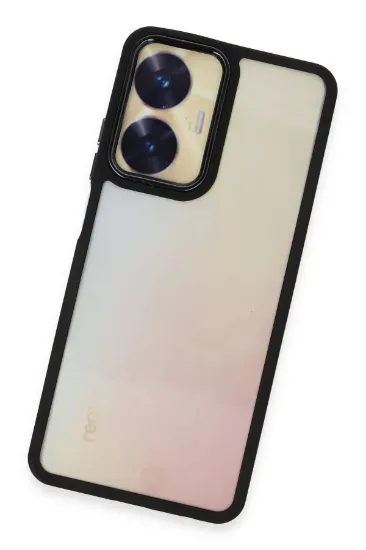 Newface Realme C55 Kılıf Dora Kapak - Siyah resmi