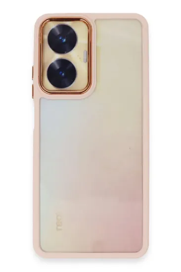 Newface Realme C55 Kılıf Dora Kapak - Pudra resmi