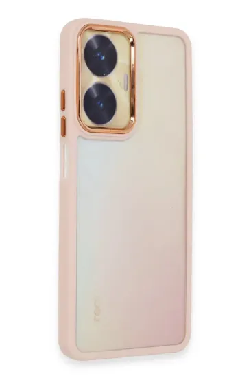 Newface Realme C55 Kılıf Dora Kapak - Pudra resmi