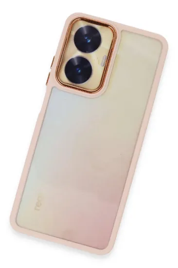 Newface Realme C55 Kılıf Dora Kapak - Pudra resmi