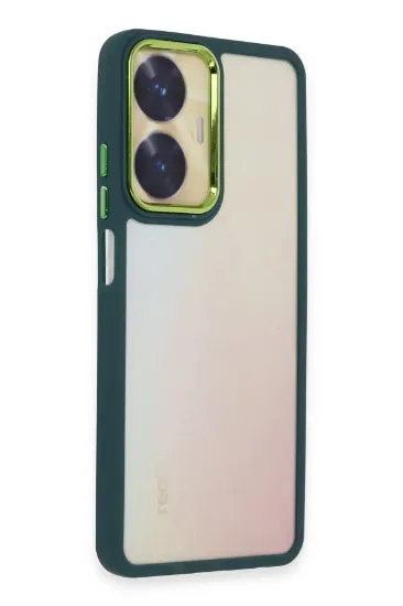 Newface Realme C55 Kılıf Dora Kapak - Haki Yeşil resmi