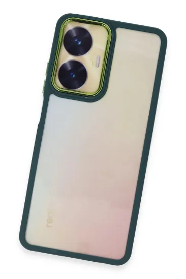Newface Realme C55 Kılıf Dora Kapak - Haki Yeşil resmi