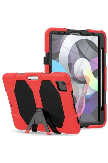 Newface iPad Pro 11 (2020) Kılıf Griffin Tablet Kapak - Kırmızı resmi