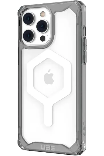 Newface iPhone 13 Pro Max Kılıf Uag Plyo Magneticsafe Silikon - Siyah resmi