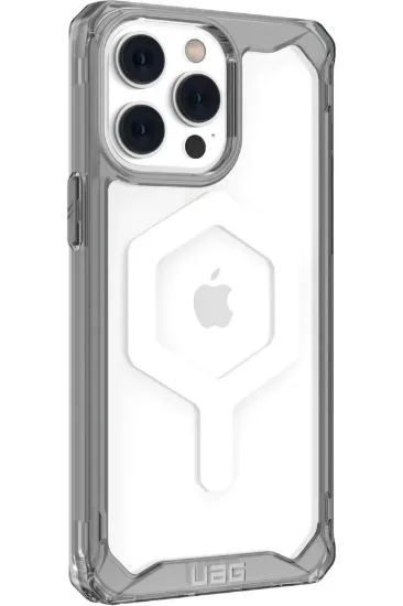 Newface iPhone 13 Pro Max Kılıf Uag Plyo Magneticsafe Silikon - Siyah resmi