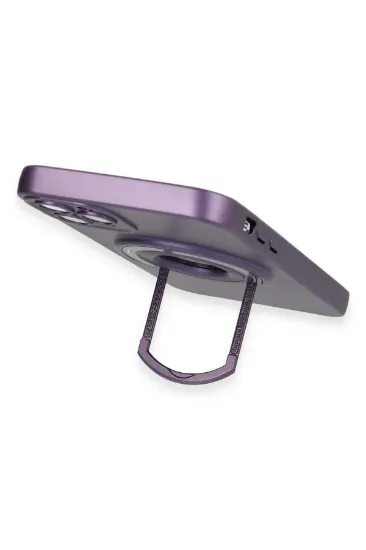 Newface iPhone 11 Pro Kılıf Lukka Magneticsafe Kapak - Derin Mor resmi