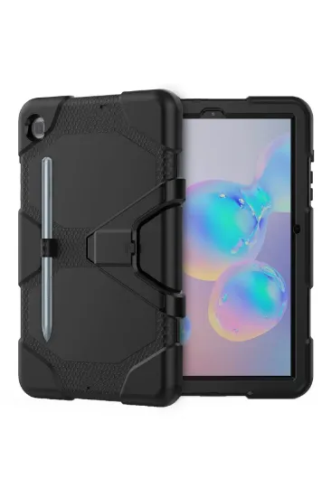 Newface Samsung Galaxy T500 Tab A7 10.4 Kılıf Griffin Tablet Kapak - Siyah resmi