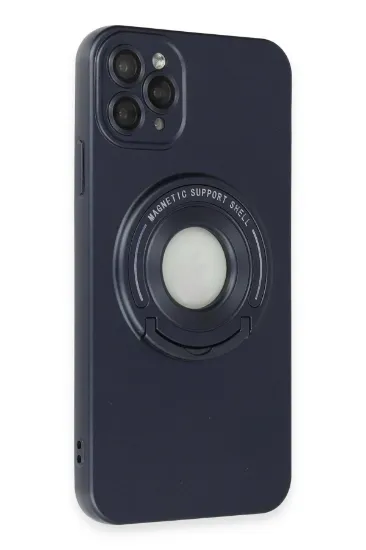 Newface iPhone 12 Pro Kılıf Lukka Magneticsafe Kapak - Lacivert resmi