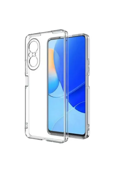 Newface Huawei Nova 9 SE Kılıf Lüx Şeffaf Silikon resmi