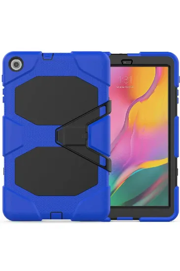 Newface Samsung Galaxy T510 Tab A 10.1 Kılıf Griffin Tablet Kapak - Mavi resmi