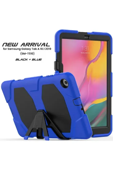 Newface Samsung Galaxy T510 Tab A 10.1 Kılıf Griffin Tablet Kapak - Mavi resmi
