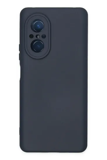 Newface Huawei Nova 9 SE Kılıf Nano içi Kadife Silikon - Lacivert resmi