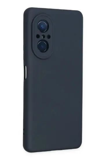Newface Huawei Nova 9 SE Kılıf Nano içi Kadife Silikon - Lacivert resmi