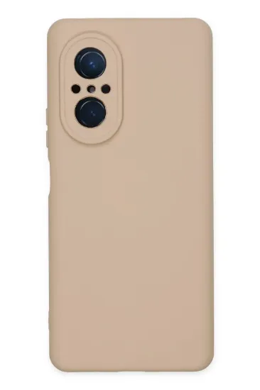 Newface Huawei Nova 9 SE Kılıf Nano içi Kadife Silikon - Pudra resmi