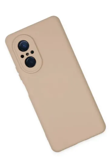 Newface Huawei Nova 9 SE Kılıf Nano içi Kadife Silikon - Pudra resmi