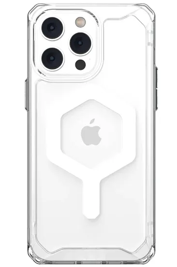 Newface iPhone 14 Pro Max Kılıf Uag Plyo Magneticsafe Silikon - Şeffaf resmi