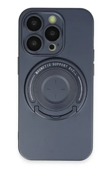 Newface iPhone 13 Pro Kılıf Lukka Magneticsafe Kapak - Lacivert resmi