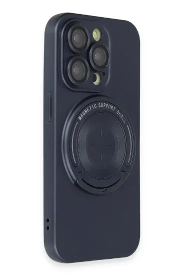 Newface iPhone 13 Pro Kılıf Lukka Magneticsafe Kapak - Lacivert resmi