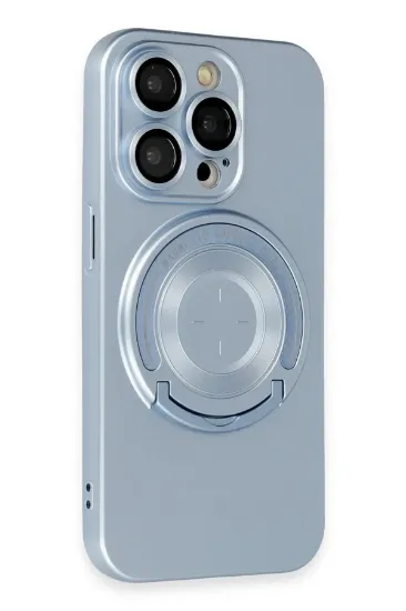 Newface iPhone 13 Pro Kılıf Lukka Magneticsafe Kapak - Sierra Blue resmi