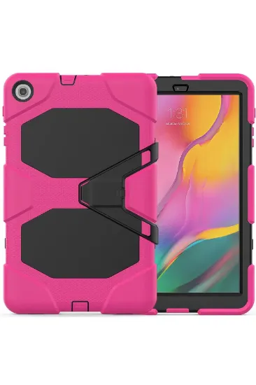 Newface Samsung Galaxy T510 Tab A 10.1 Kılıf Griffin Tablet Kapak - Pembe resmi