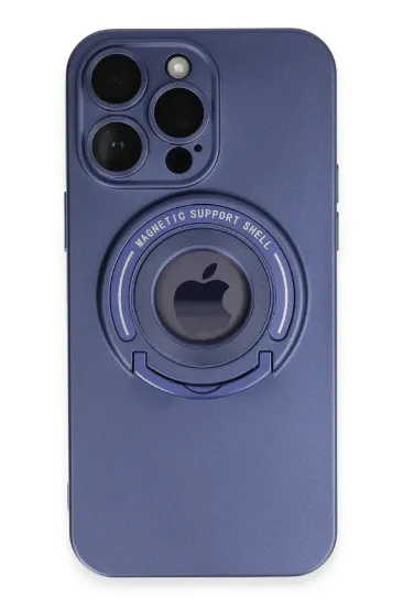 Newface iPhone 13 Pro Max Kılıf Lukka Magneticsafe Kapak - Lacivert resmi