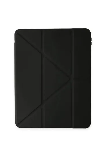 Newface iPad 10.2 (8.nesil) Kılıf Kalemlikli Mars Tablet Kılıfı - Siyah resmi