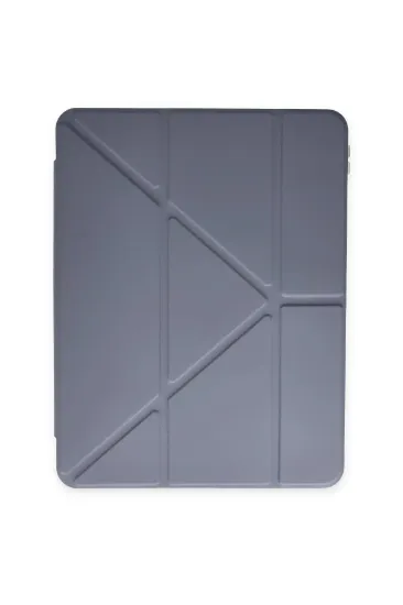 Newface iPad 10.2 (8.nesil) Kılıf Kalemlikli Mars Tablet Kılıfı - Lila resmi
