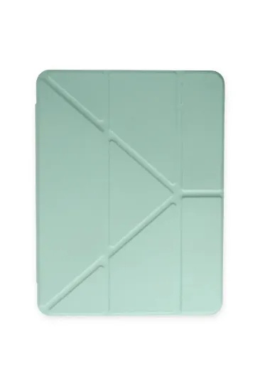 Newface iPad 10.2 (8.nesil) Kılıf Kalemlikli Mars Tablet Kılıfı - Açık Yeşil resmi