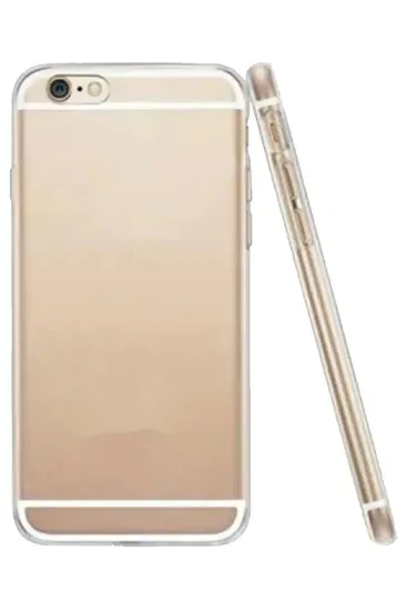 Newface iPhone 6 Kılıf Lüx Şeffaf Silikon resmi